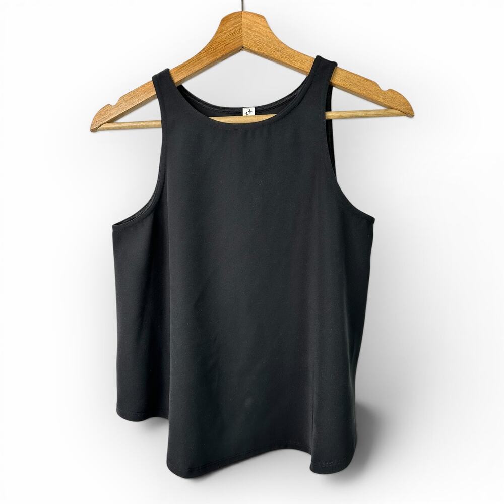 Lululemon x barre3 Women's Black High-Neck Tank Top Size 4 Athleisure Yoga